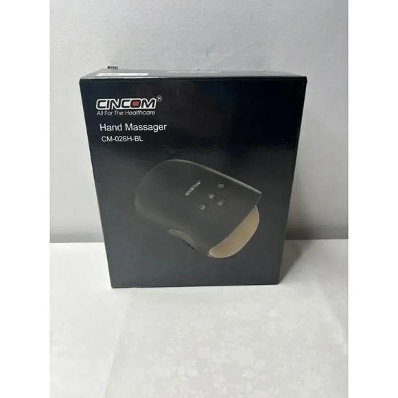 CINCOM Rechargeable Hand Massager with Heat and Compression (Black) No Charger - Picture 2 of 5
